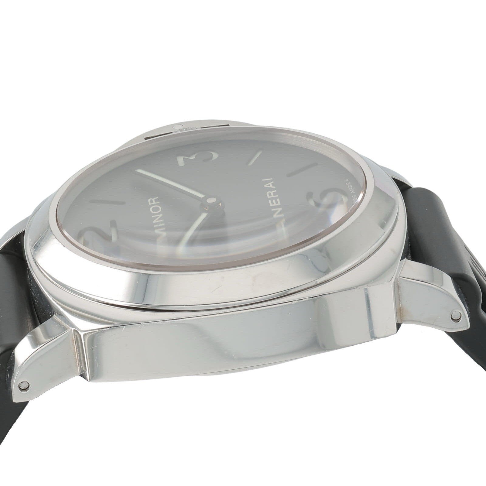 Panerai Luminor Base Stainless Steel Black Dial 44mm  Manual Wind Mens PAM00112