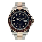 2019 Rolex GMT Master II Gold & Steel Black Dial 40mm Automatic Watch 126711CHNR