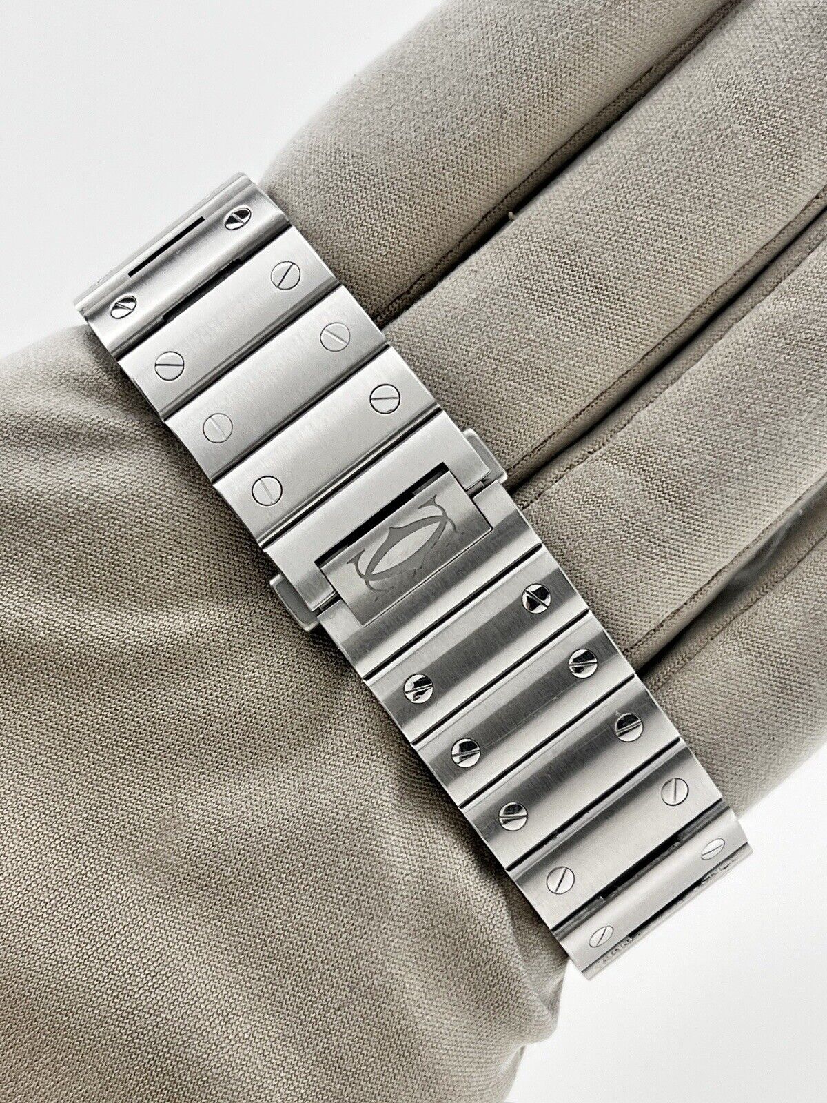 2022 Cartier Santos 40mm Blue Dial Steel Watch WSSA0030  - Box And Papers