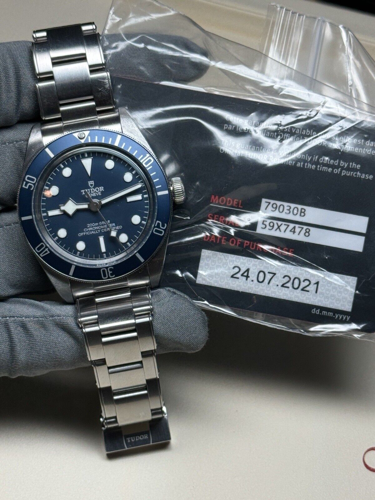 2021 TUDOR Black Bay 79030B Stainless Steel Men's Watch 39mm - Box and Papers