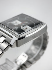 2022 TAG Heuer Monaco Black Automatic Men's Bracelet Watch - CBL2113 W/ B&P