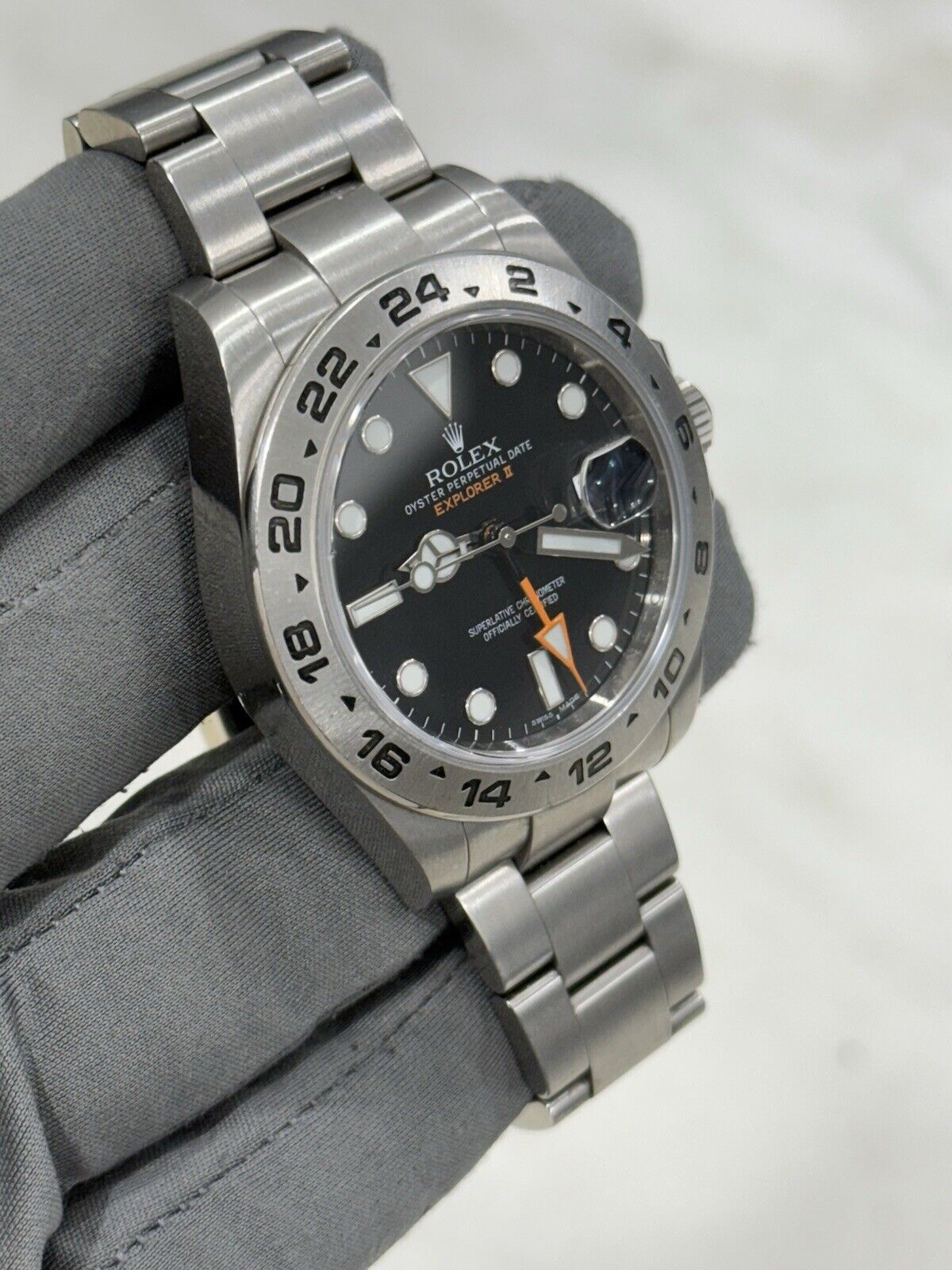 2014 Rolex Explorer II Steel Black Dial 42mm Automatic Men’s Watch 216570