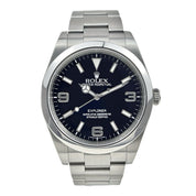 2013 Rolex Explorer Steel 39mm MK1 Automatic Men’s Watch 214270 W/ Papers