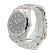 Rolex Explorer Stainless Steel Black Dial 36mm Automatic Movement Men’s 114270