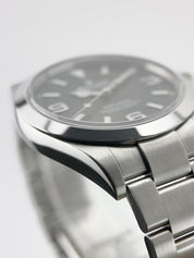 2018 Rolex Explorer Stainless Steel Black Dial 39mm Automatic Men's Watch 214270