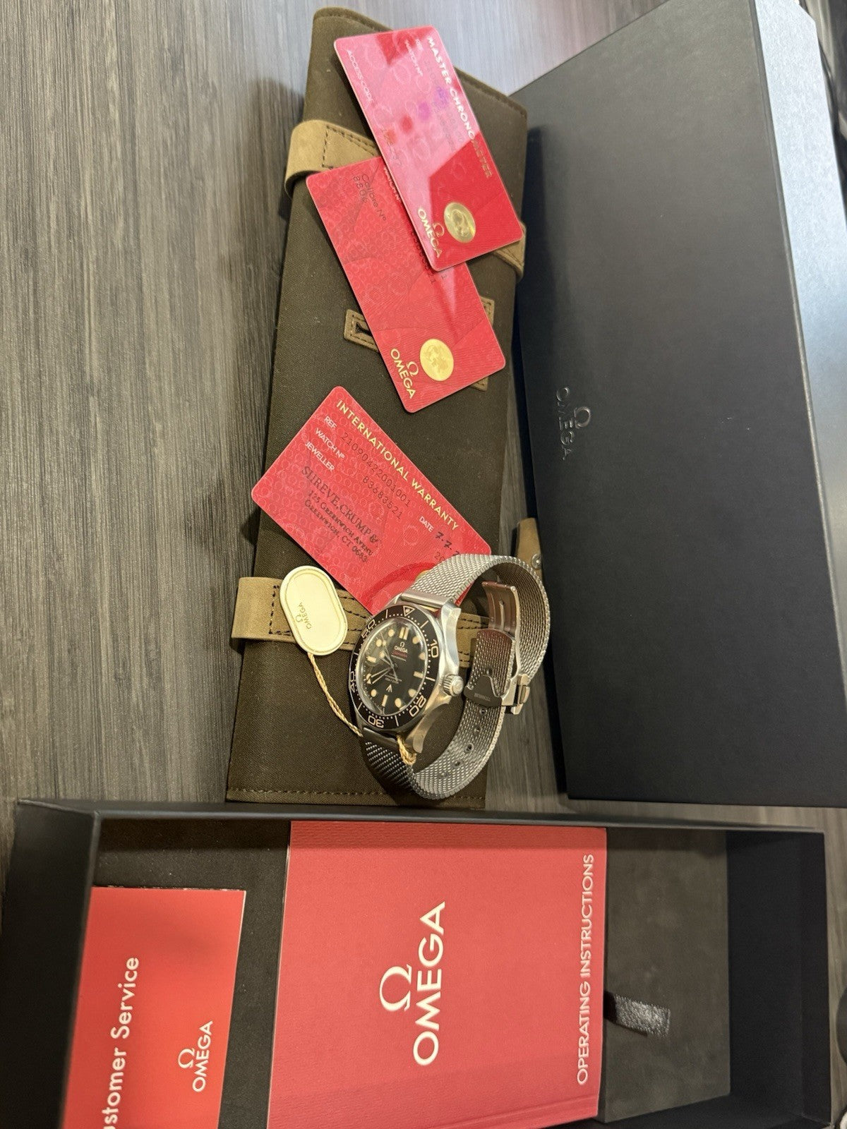 2023 Omega Seamaster NTTD James Bond 007 “No Time To Die” 210.90.42.20.01.001