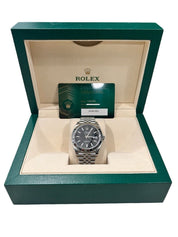 2021 Rolex Datejust 41 Steel Black Dial 41mm Automatic Men’s Watch 126300 - B/P