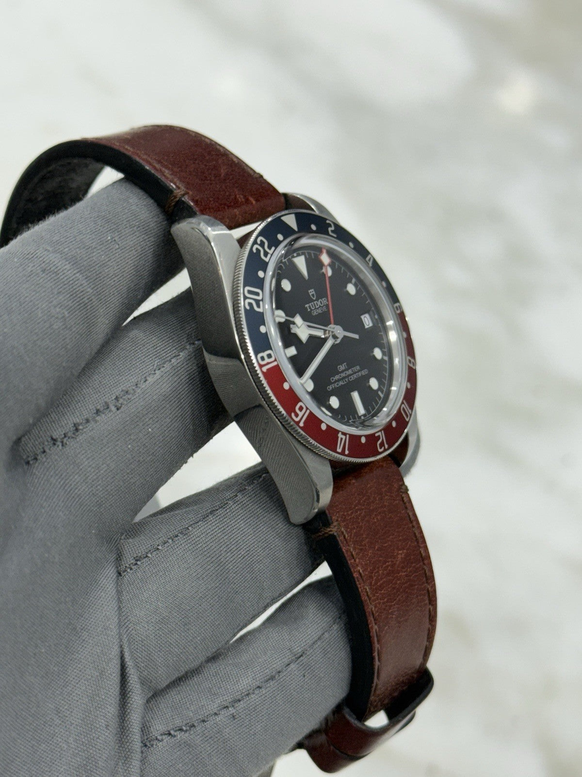 2021 Tudor Black Bay GMT Pepsi 41mm Stainless Steel Black Red Blue Date 79830RB