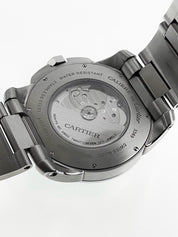 2023 Cartier Calibre De Cartier Steel 42mm Black Dial Automatic Men’s Watch 3389