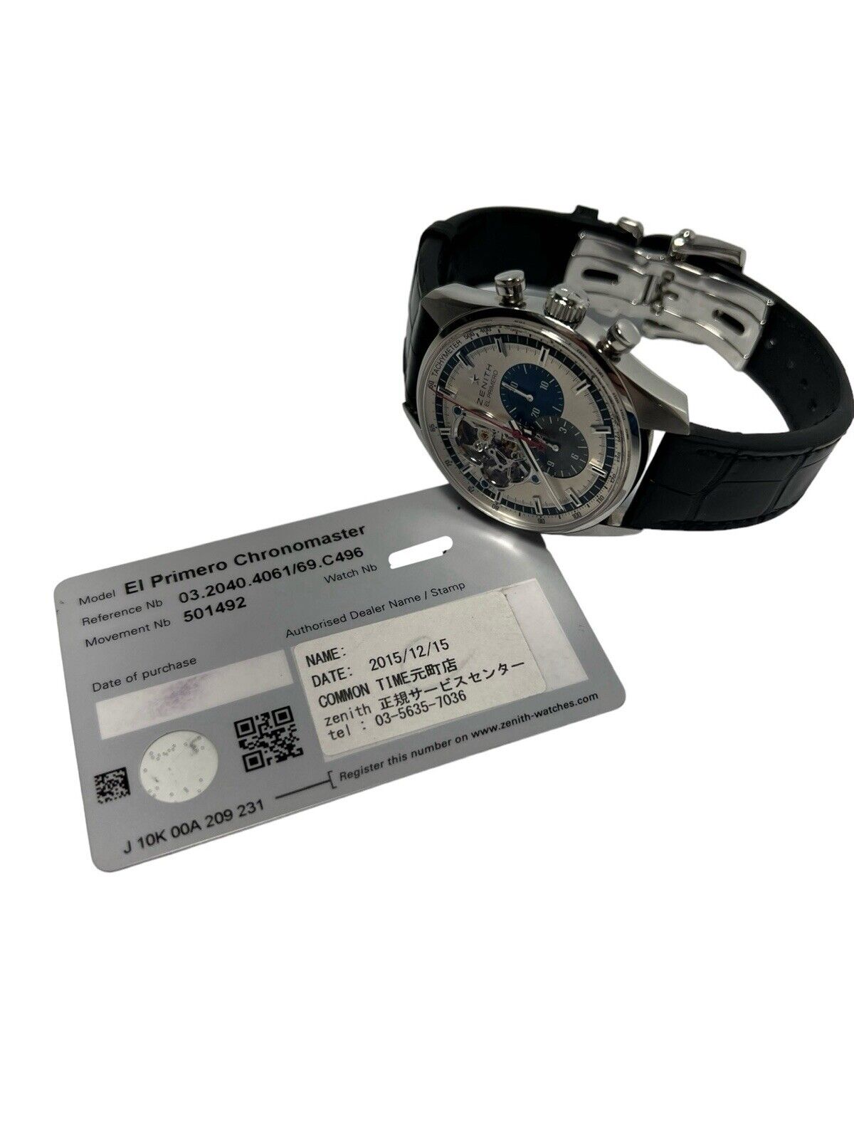 Zenith El Primero Chronomaster Steel 42mm Automatic Men’s Watch 03.2040.4061