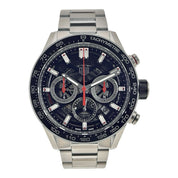 2022 Tag Heuer Carrera Steel Black Dial 43mm Automatic Men’s Watch CBG2010