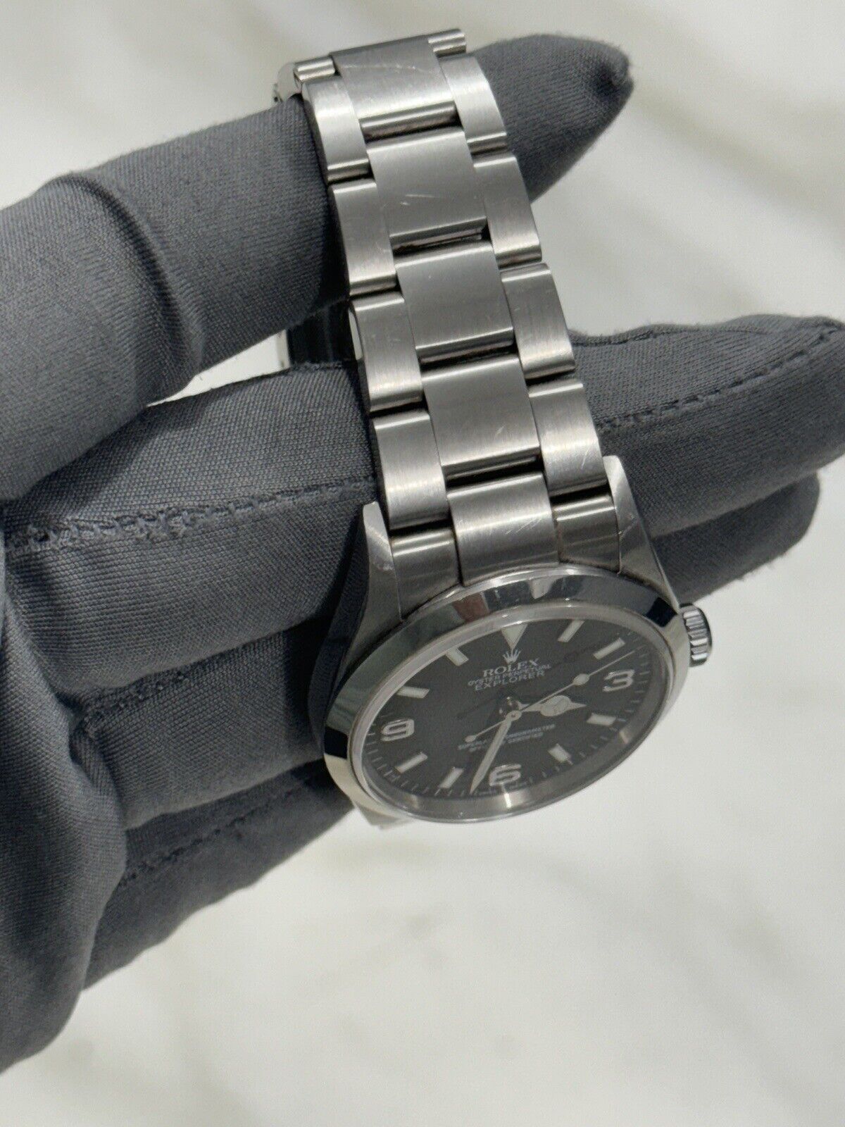 2005 Rolex Explorer I 114270 Men's Automatic 36mm Steel Black Dial Watch