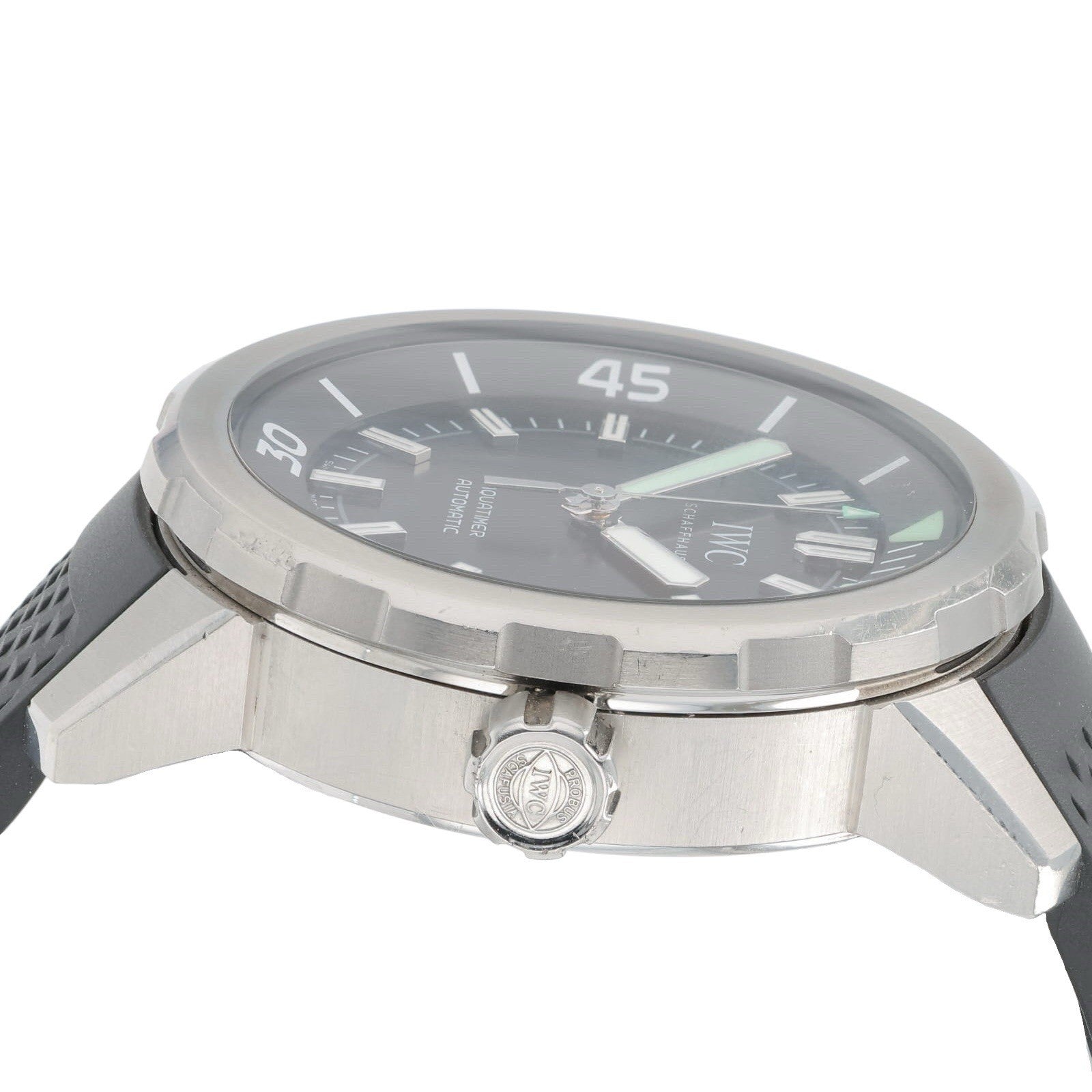 IWC Aquatimer Stainless Steel Black Dial 42mm Automatic Men’s Watch IW329001