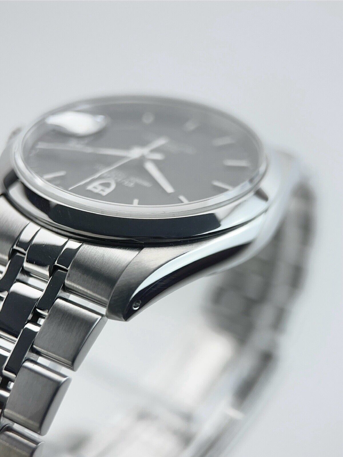 2012 Tudor Prince Date Day Steel Black Dial 36mm Automatic Men’s Watch 76200