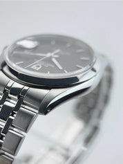 2012 Tudor Prince Date Day Steel Black Dial 36mm Automatic Men’s Watch 76200