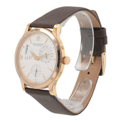 Jaeger-LeCoultre Master Control 18k Rose Gold Silver Dial 37mm Watch Q1482401