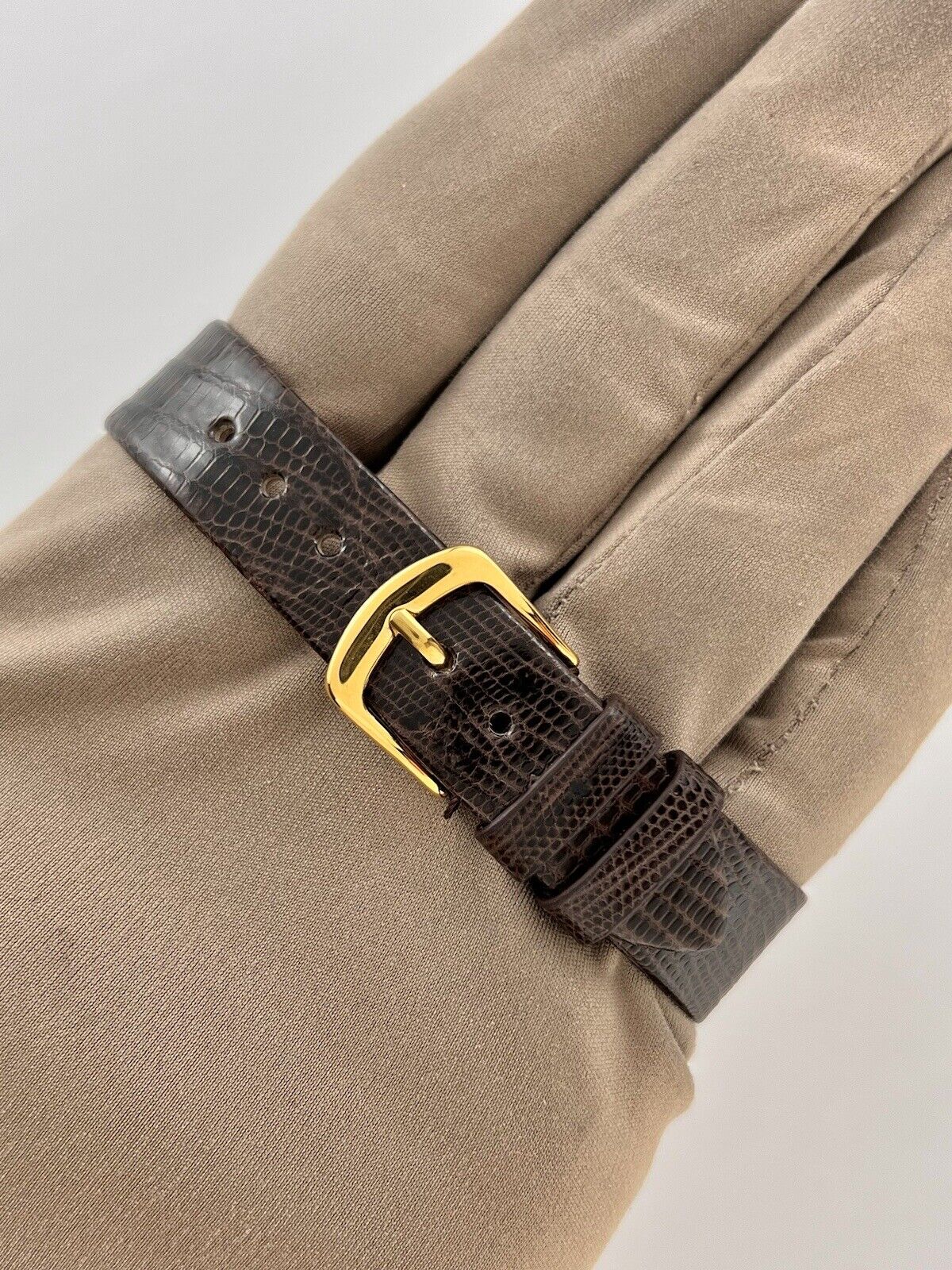 1979 Rolex Air-King 5501 Silver Stick Dial Leather Strap 34mm Automatic Watch