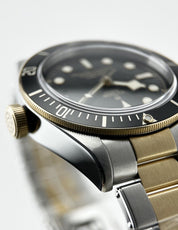 2021  Heritage Black Bay Date 18k Gold and Steel Automatic Watch 79733N