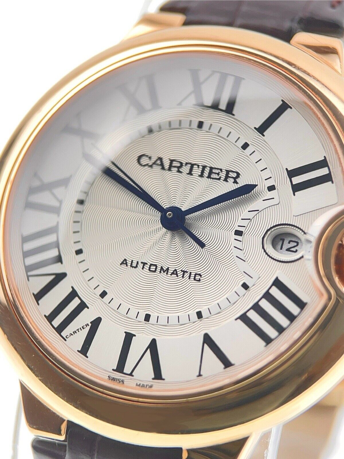 2021 Cartier Ballon Bleu 18k Rose Gold Dial 40mm Automatic Men's Watch WGBB0035