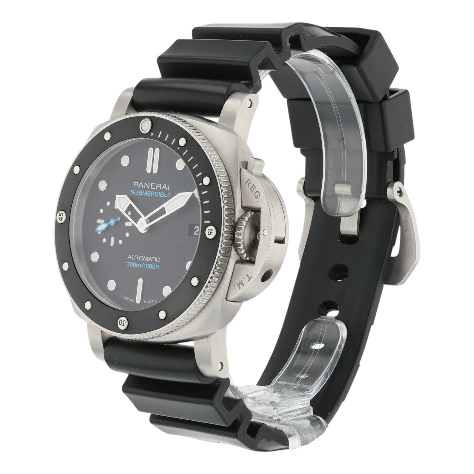 Panerai Submersible Stainless Steel Black Dial 42mm Automatic Mens PAM00683