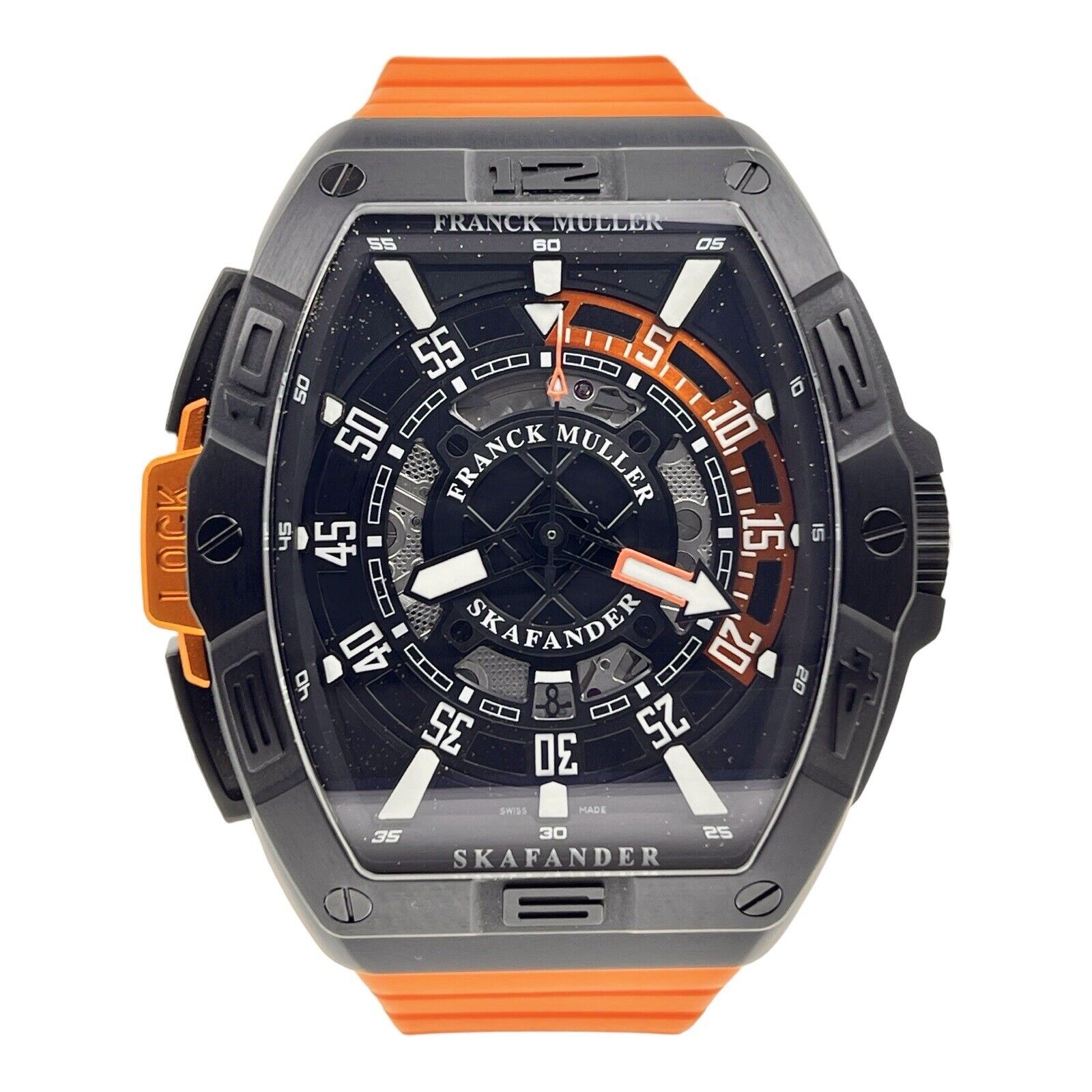 2021 Franck Muller Skafander Automatic Watch Black Dial SKF46 -  Box And Papers