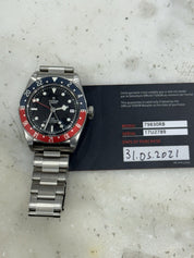 2021 Tudor Black Bay GMT Pepsi Stainless Steel Men's Watch 79830RB - Box/Papers
