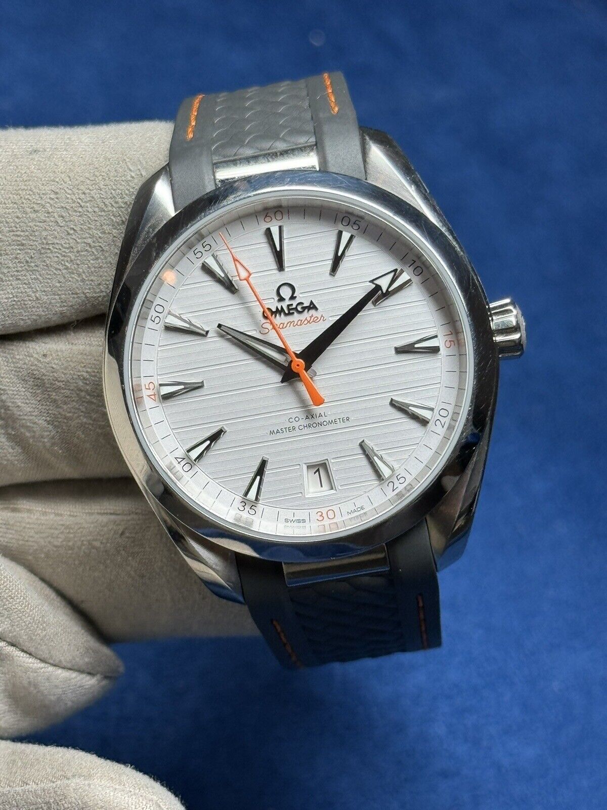 2018 Omega Seamaster Aqua Terra Automatic Silver Dial Watch 220.12.41.21.02.002