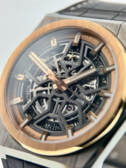 Zenith Defy Titanium 18k Gold Skeleton Dial 41mm Automatic Mens Watch 87.9001