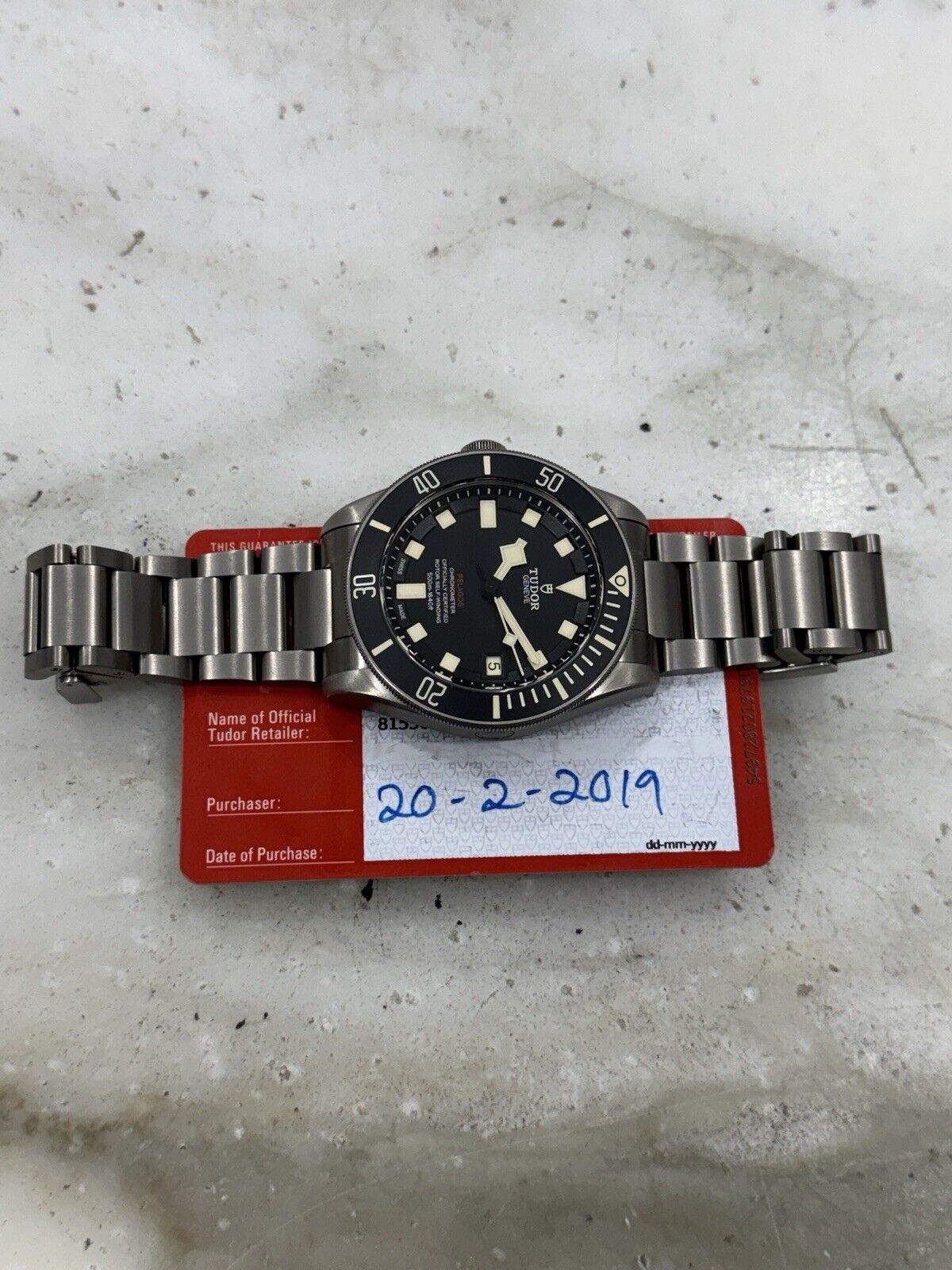 2019 Tudor Pelagos LHD Men's Black Dial 25610TNL Titanium Automatic Watch
