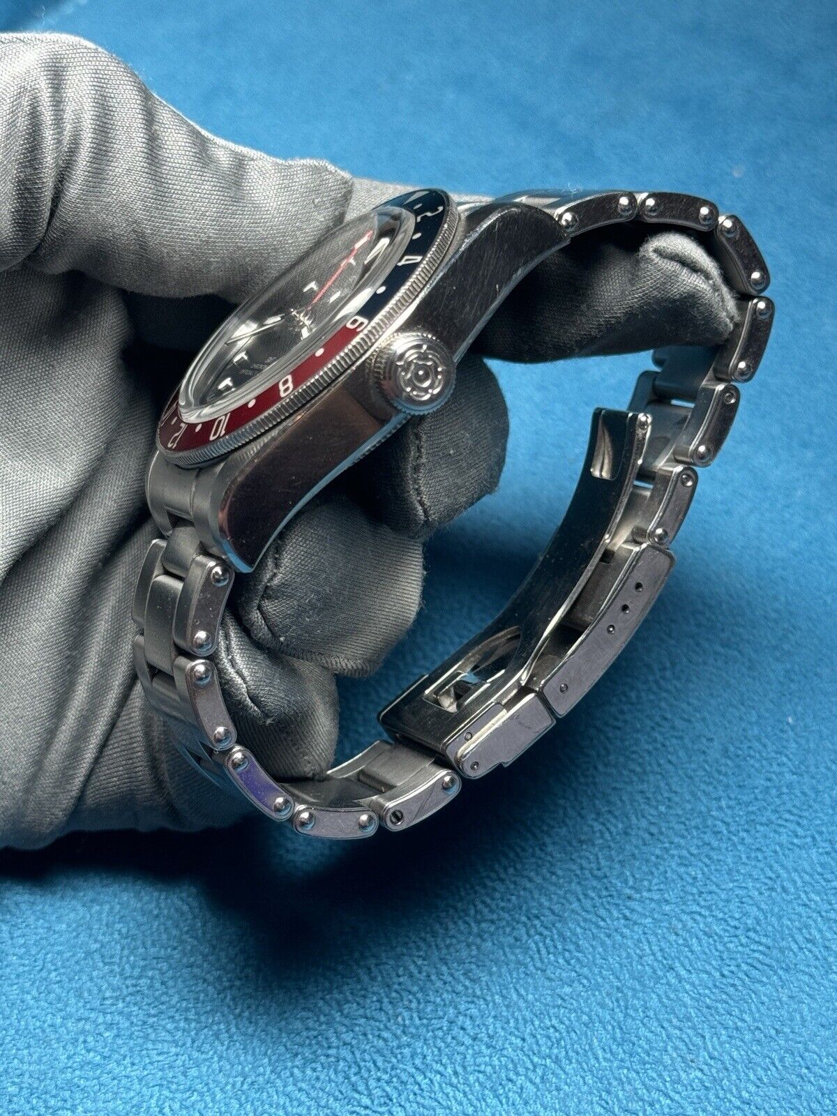 2021 Tudor Black Bay GMT Pepsi Stainless Steel Men's Watch 79830RB Box & Papers