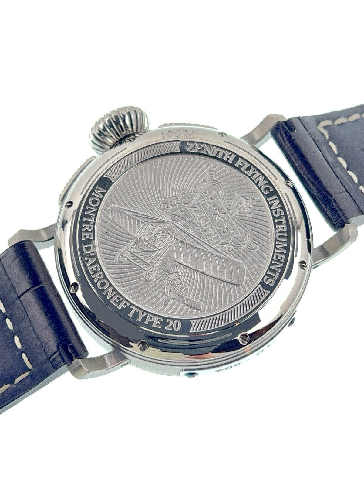 Zenith Pilot Type 20 Stainless Steel Black Dial 48mm Automatic Mens 03.2430.4054