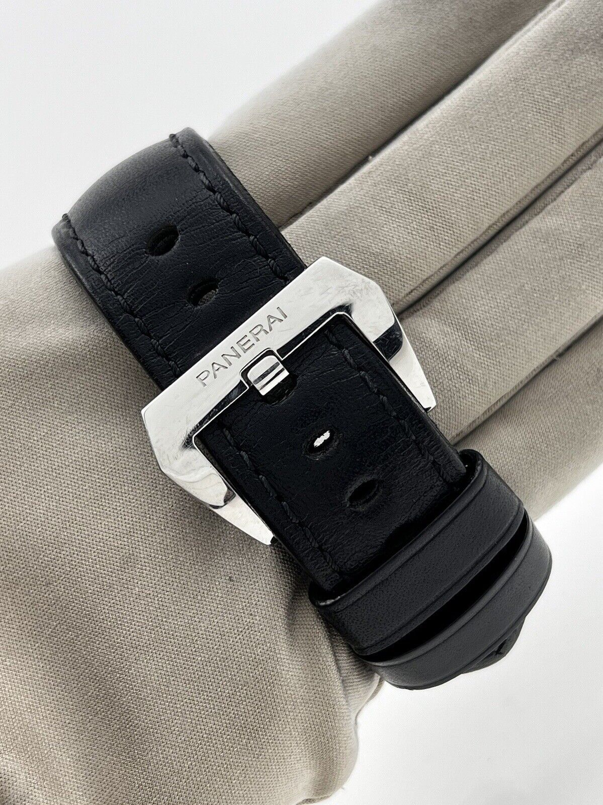 2016 PANERAI Luminor Base Logo Acciaio 44mm PAM00630 Hand Winding Men's Watch