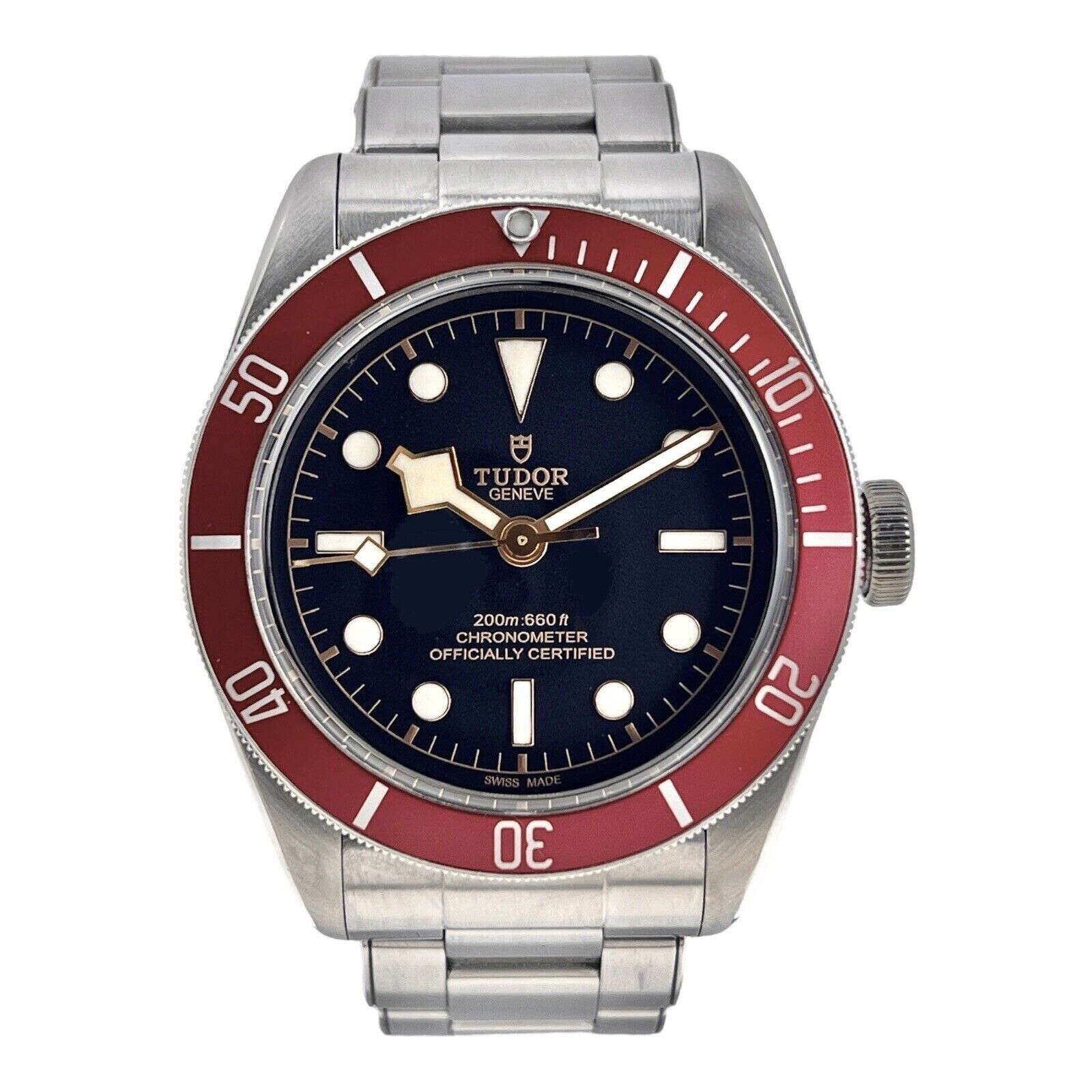 2018 Tudor Black Bay 41 Automatic Red Bezel Watch 79230R Watch - Box/Papers