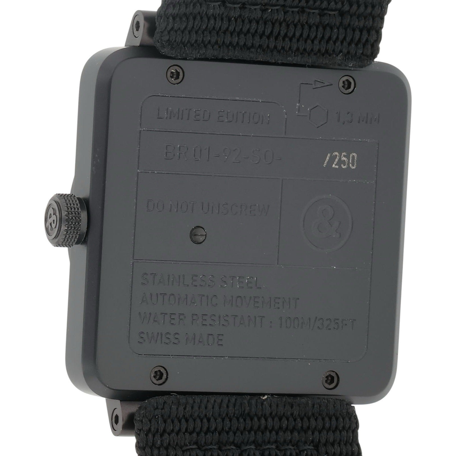 Bell & Ross BR 01-92  Stainless Steel Orange Dial 46mm Automatic Men’s BR01-92