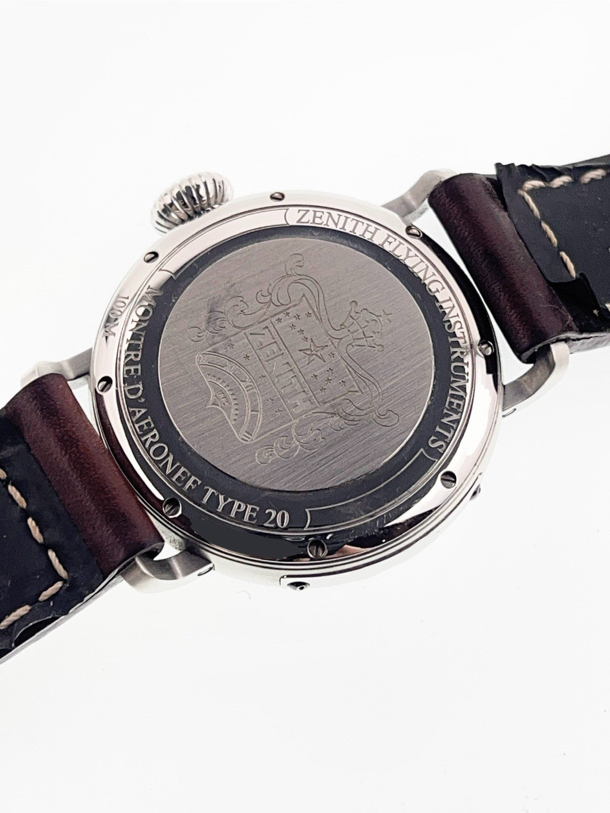 Zenith Pilot Stainless Steel Black Dial 40mm Automatic Men’s Watch 03.1930.681