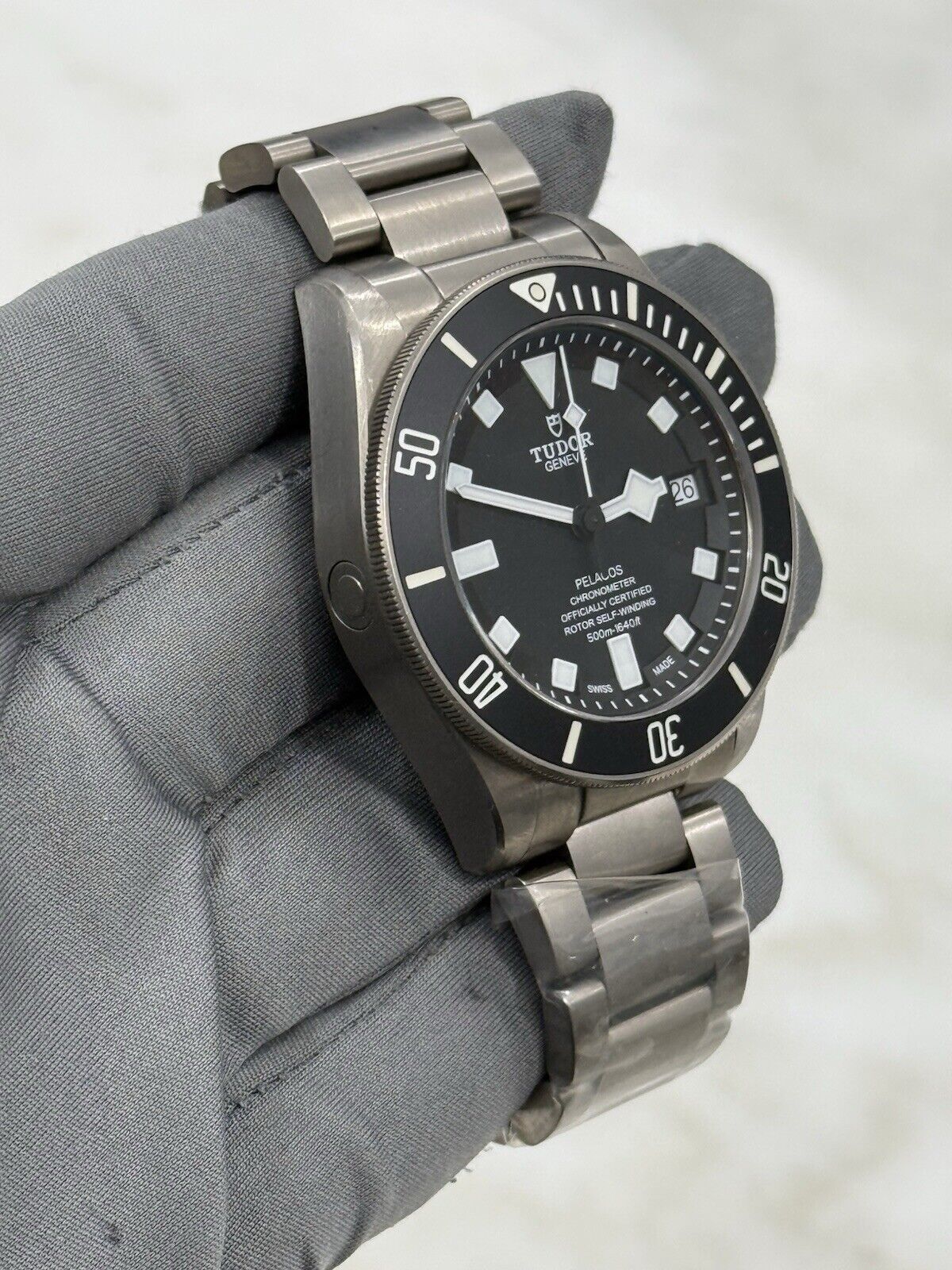 2017 Tudor Pelagos Black Dial Titanium Men's Watch 25600TN - Box & Papers