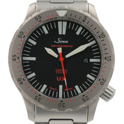 Sinn UX-T EZM Stainless Steel Black Dial 44mm Quartz Watch Men’s Watch EZM 2B