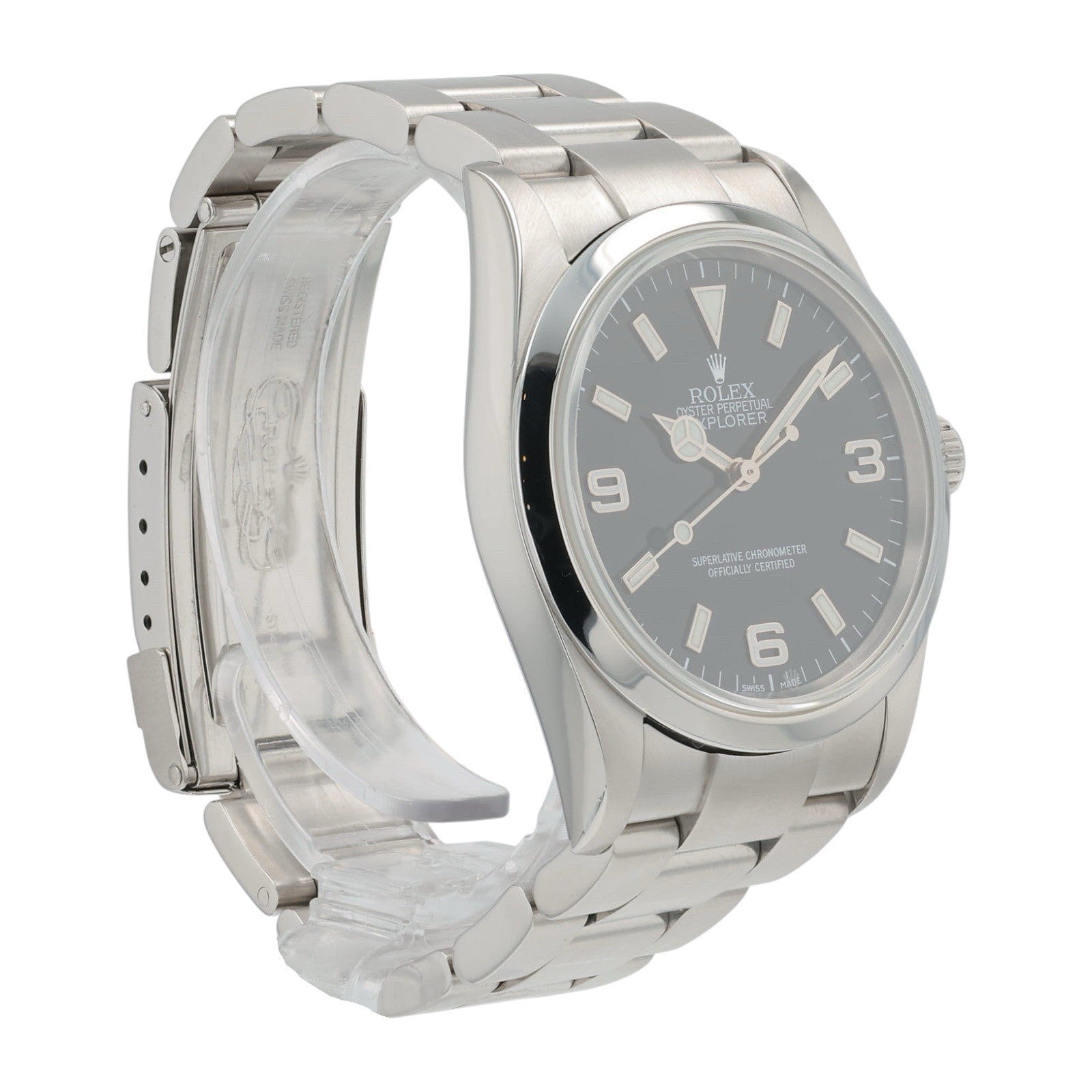Rolex Explorer Stainless Steel Black Dial 36mm Automatic Movement Men’s 114270