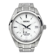 2016 Grand Seiko Spring Drive Snowflake Titanium 41mm Watch SBGA011 W/ Paper