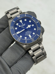 2019 Tudor Pelagos Titanium 42mm Watch Blue Dial 25600TB Automatic Dive Watch