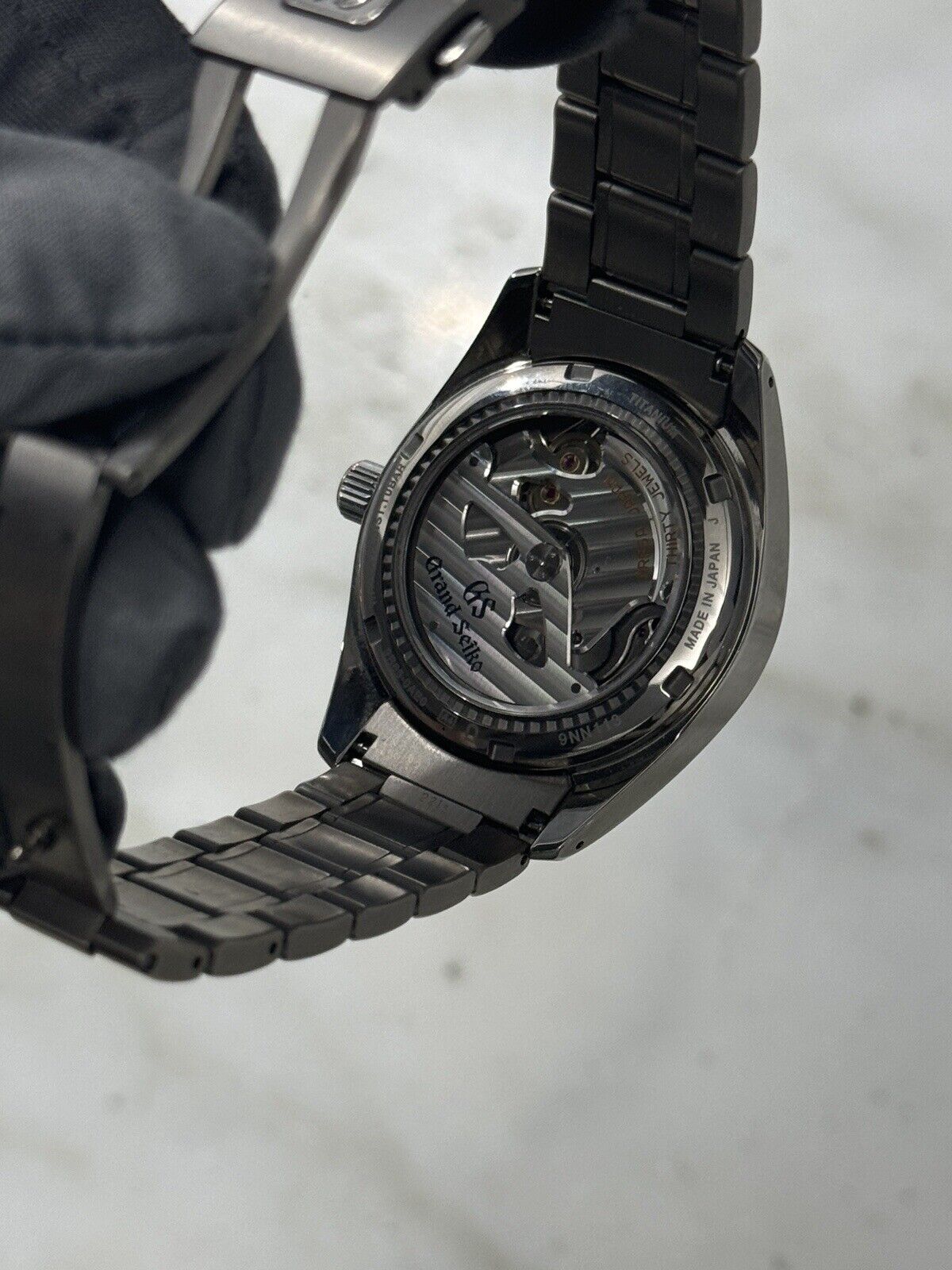 2020 Grand Seiko Spring Drive Snowflake Date 40mm Watch SBGA211 Titanium  - B/P