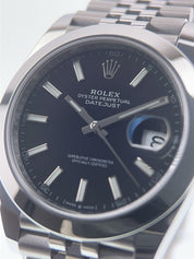 2021 Rolex Datejust 41 Steel Black Dial 41mm Automatic Men’s Watch 126300 - B/P