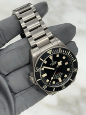 2018 Tudor Pelagos LHD Mens Black Watch 25610TNL Titanium Automatic Watch B/P