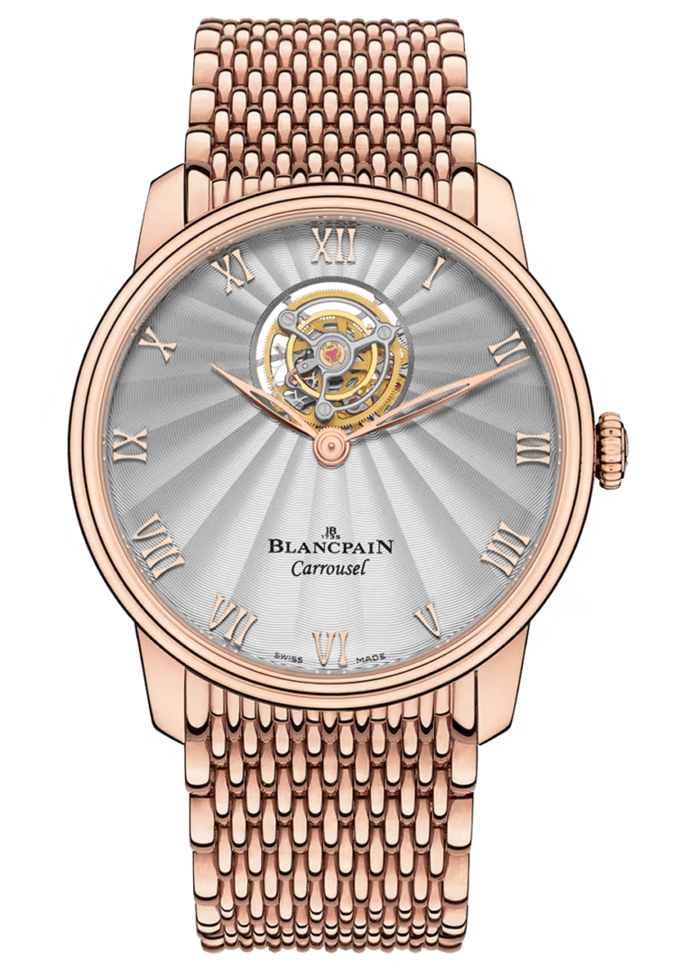 Blancpain Villeret Carrousel Volant Une Minute Red Gold Men's