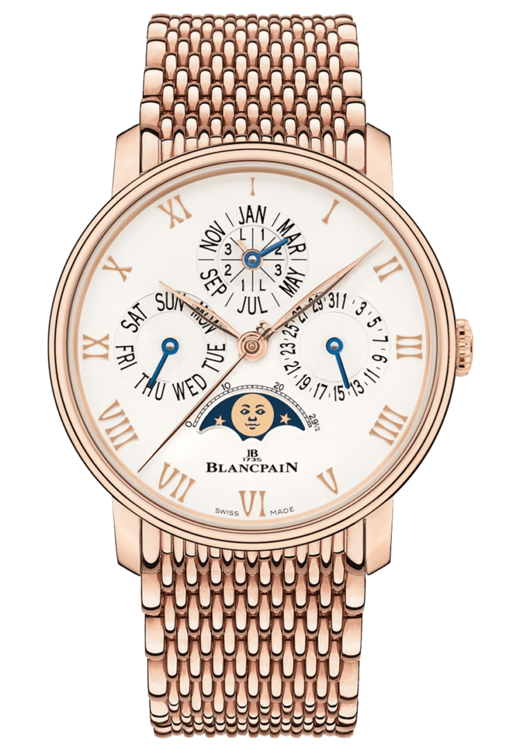 Blancpain Villeret Quantieme Perpetuel Phases de Lune Red Gold