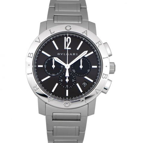 Bvlgari Chronograph Automatic Black Dial Men's Watch