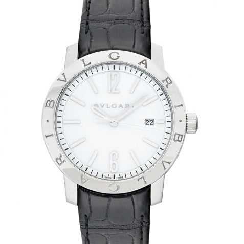 Bvlgari Automatic White Dial Stainless Steel Men's Watch