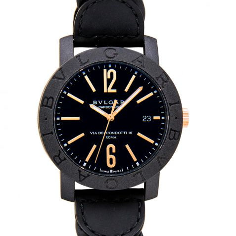 Bvlgari Automatic Black Dial Men's Watch