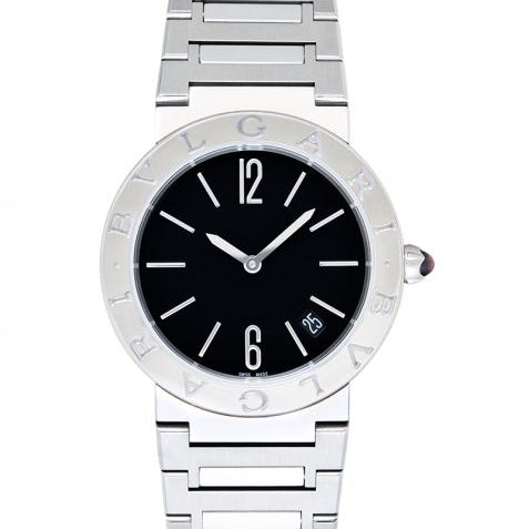 Bvlgari Quartz Black Dial Ladies Watch