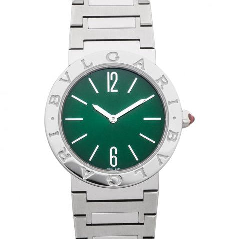 Bvlgari Quartz Green Dial Ladies Watch